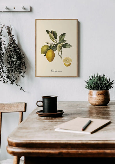 Lemon Botanical Print