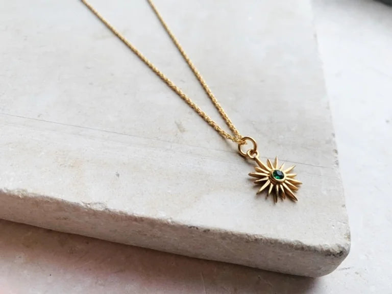 Shyla Emerald Felicity Necklace