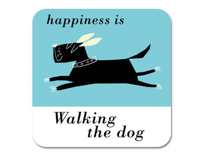Black Scruffy Dog Coaster