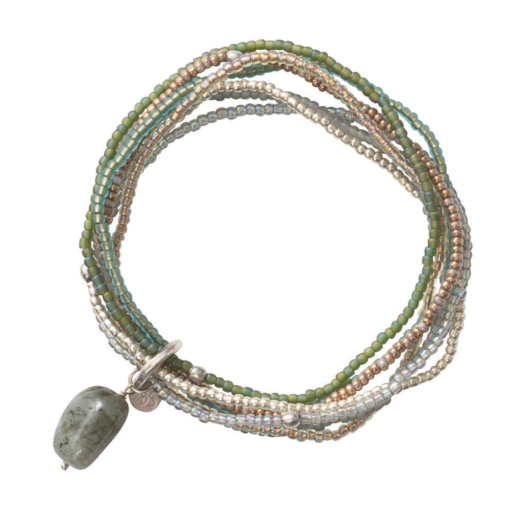 A Beautiful Story Labradorite Silver Bracelet