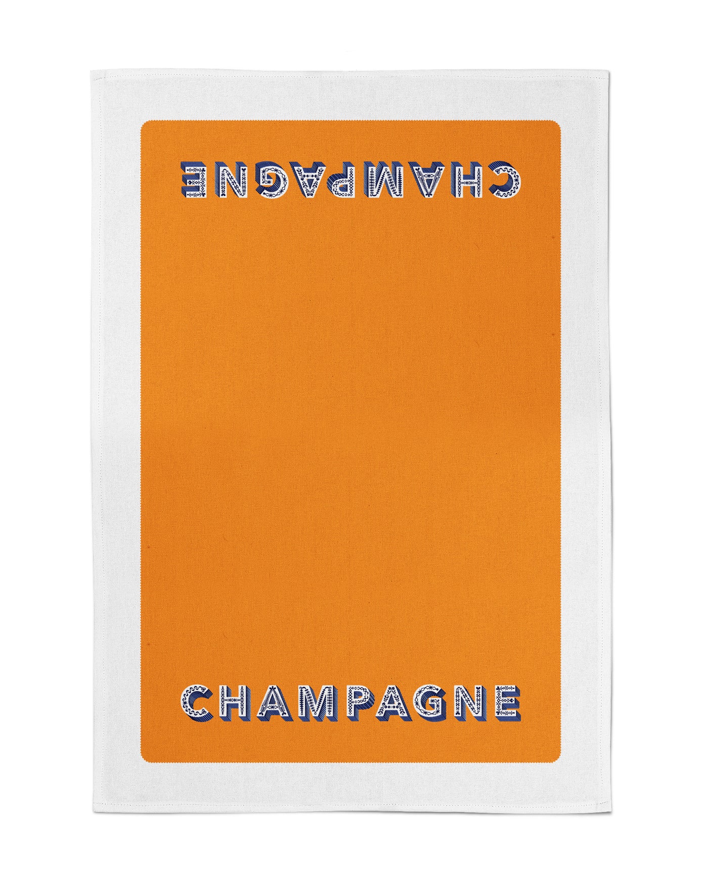 Jamida orange Champagne Tea towel