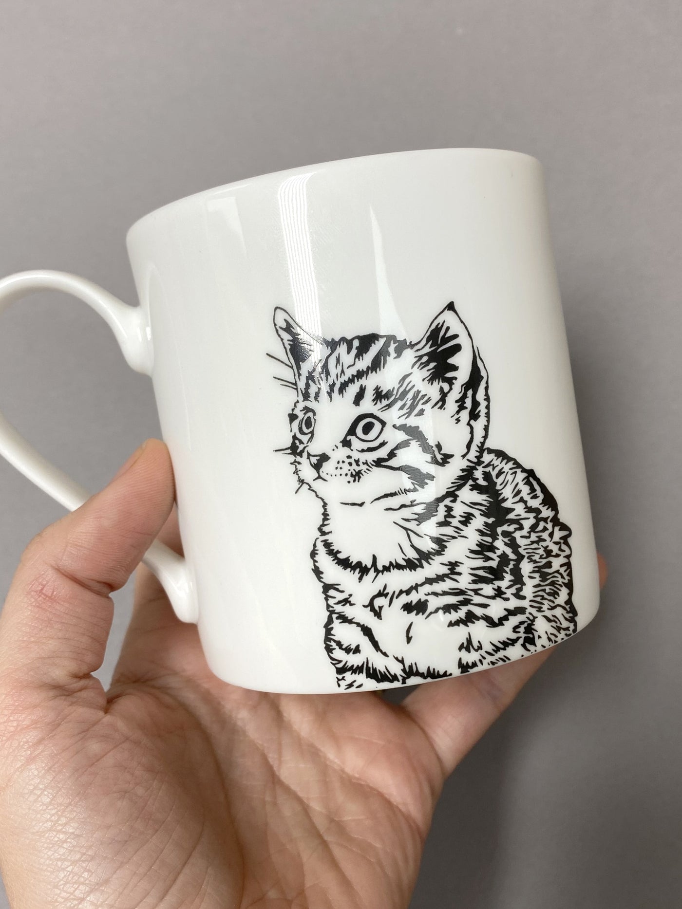 Cuddling Cats Mug - Fine Bone China