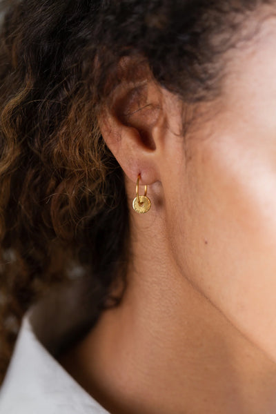 Gold Oslo Hoop