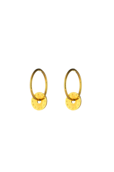 Gold Oslo Hoop