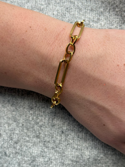 Litichi Gold Link Bracelet