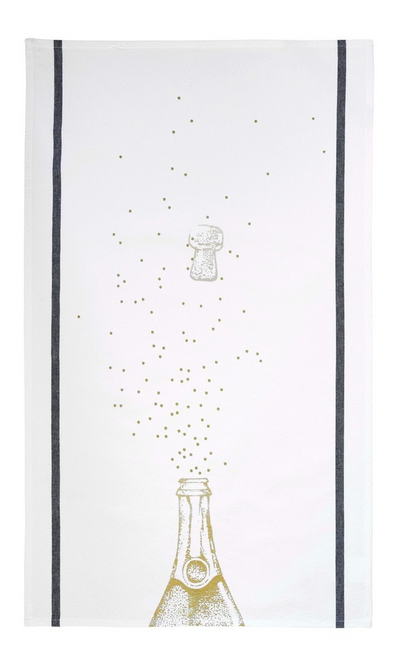 Cotton Tea Towel - Champagne