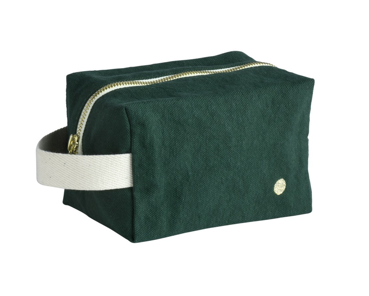 Small Cube Toiletry Bag Dark green