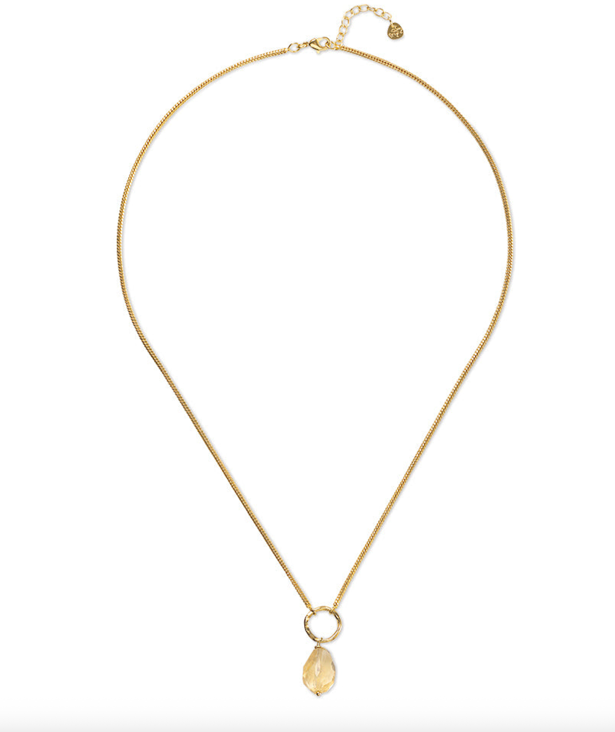 A Beautiful Story Gold & Citrine Necklace