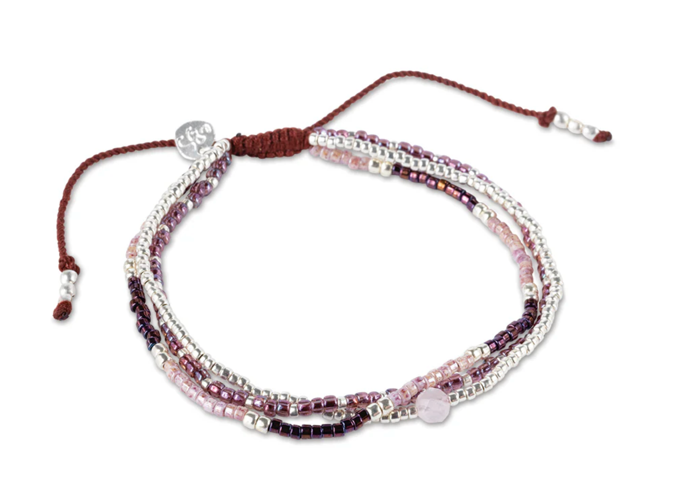 A Beautiful Story Reflection Rose Quartz bracelet