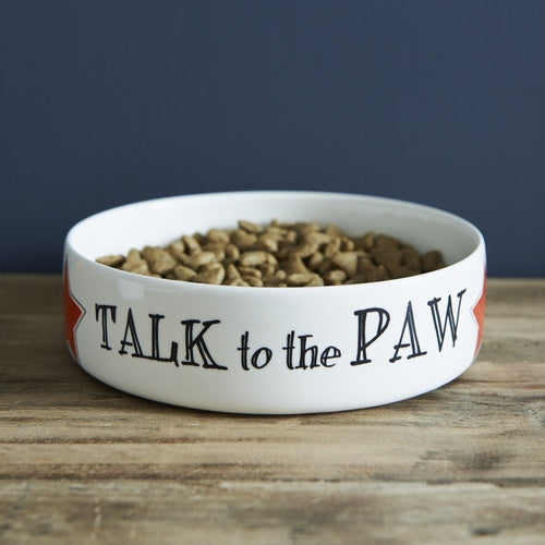 Talk to the Paw Large Dog Bowl