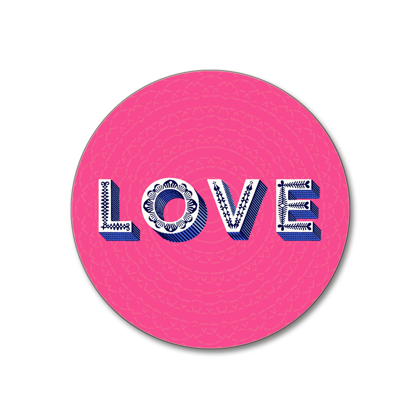Jamida Pink Love Coaster