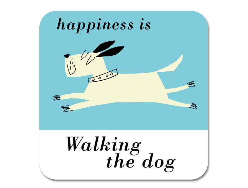 Black Scruffy Dog Coaster