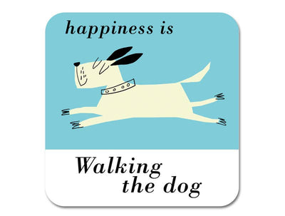 Black Scruffy Dog Coaster