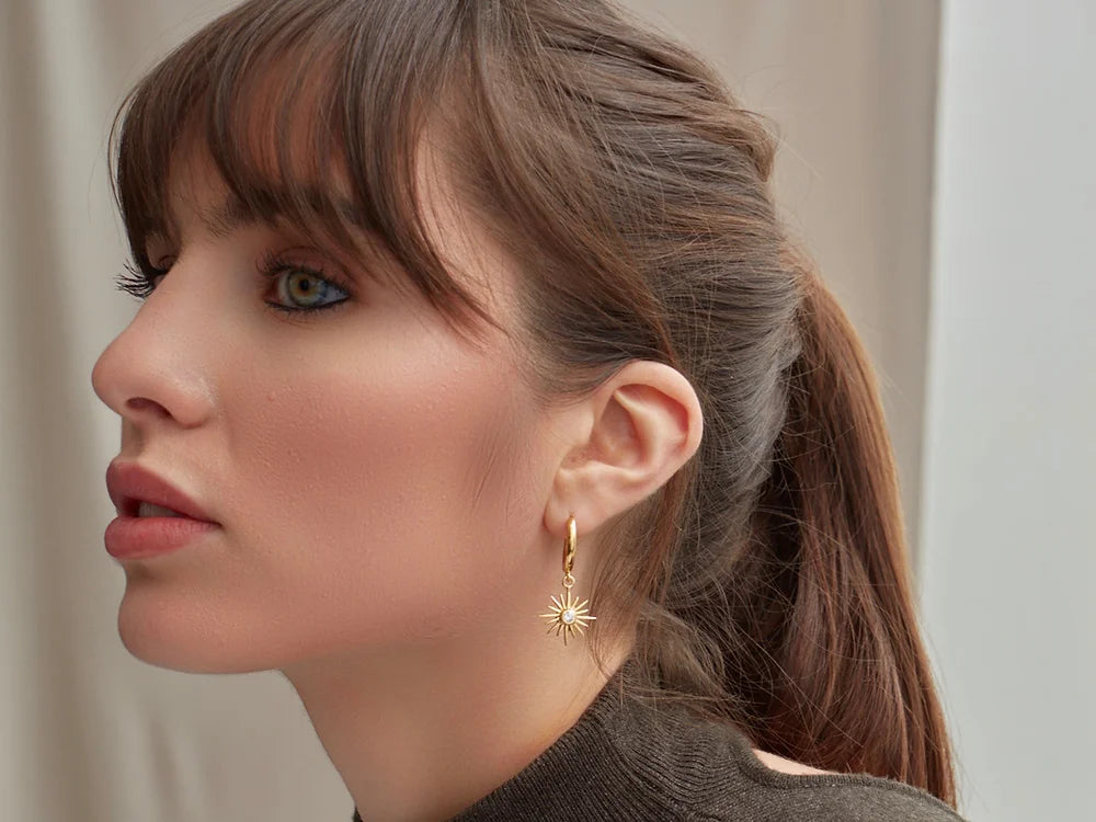 Shyla Felicity Star Huggie Hoops