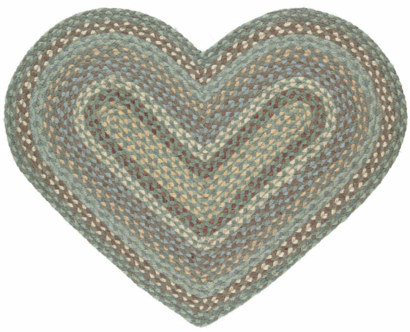 Jute Heart Rug