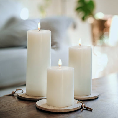 LED Flameless Wax Pillar Candles