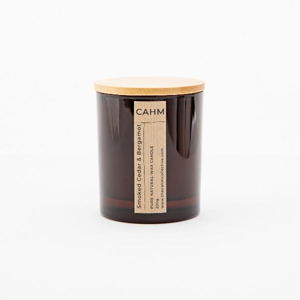 CAHM Smoked Cedar & Bergamot Luxury Candle