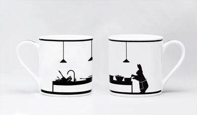 Cooking Rabbit Mug - Fine Bone China