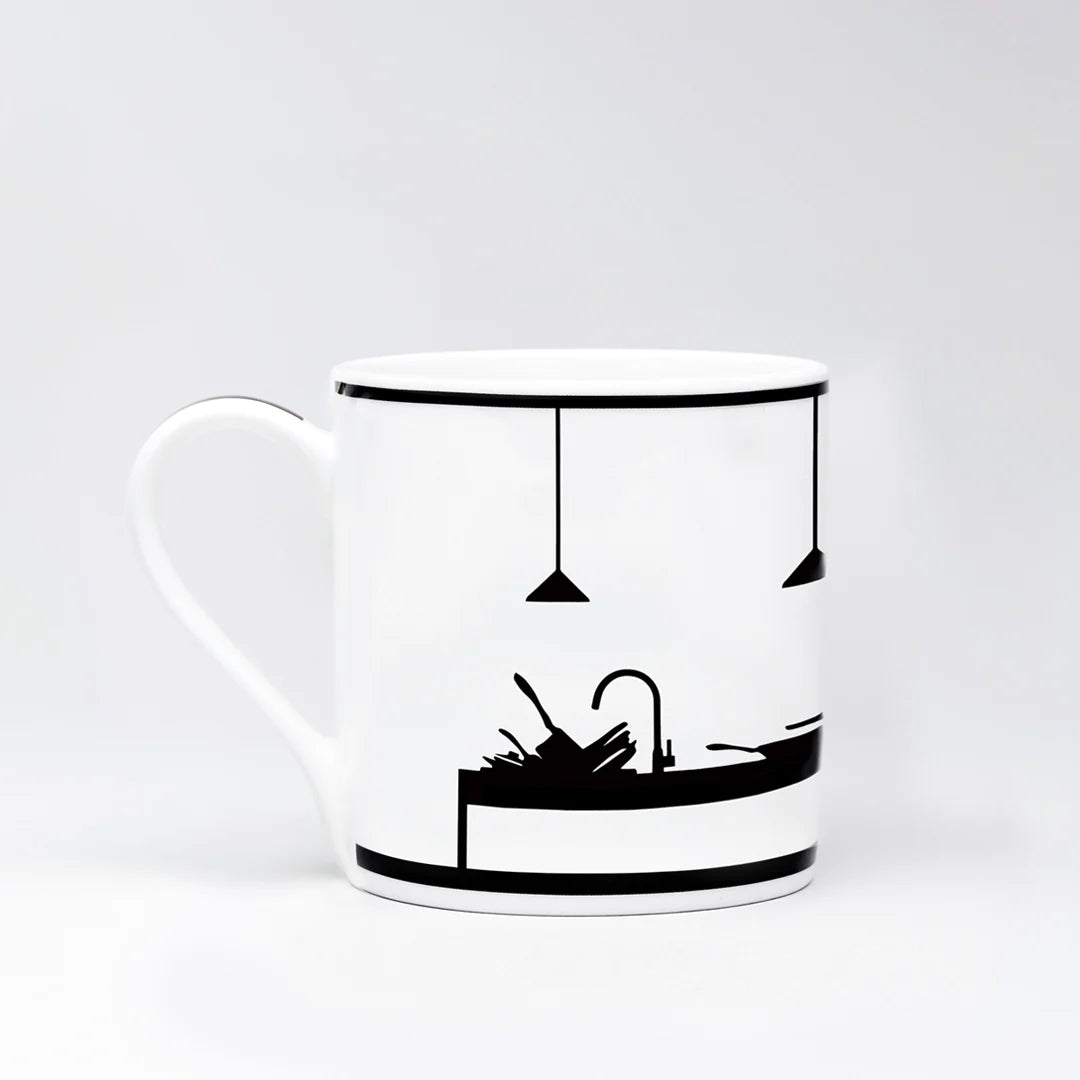 Cooking Rabbit Mug - Fine Bone China