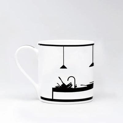 Cooking Rabbit Mug - Fine Bone China