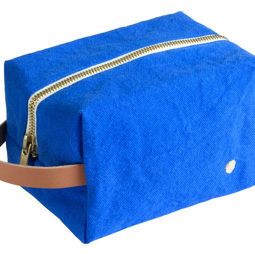 Small Cube Toiletry Bag Cobalt Blue