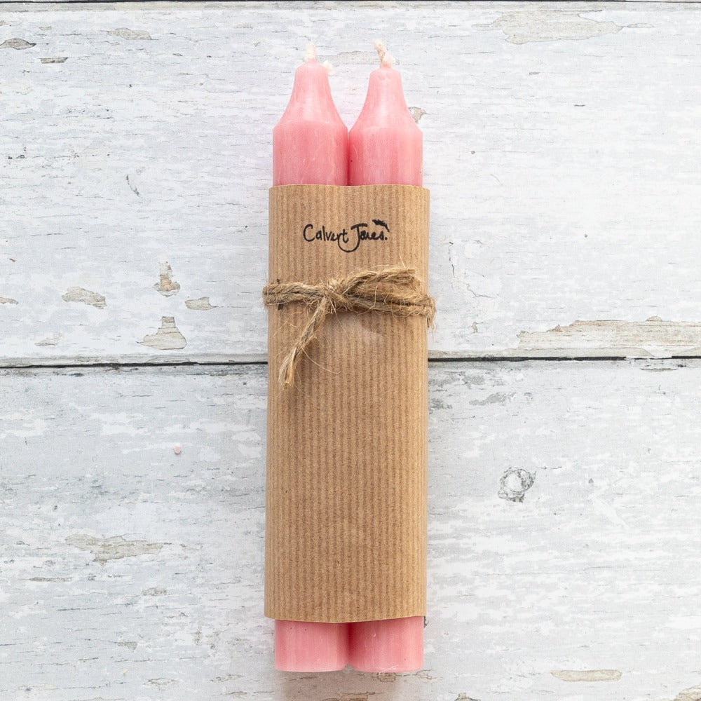 Dinner Candle Bunch - Rose Pink