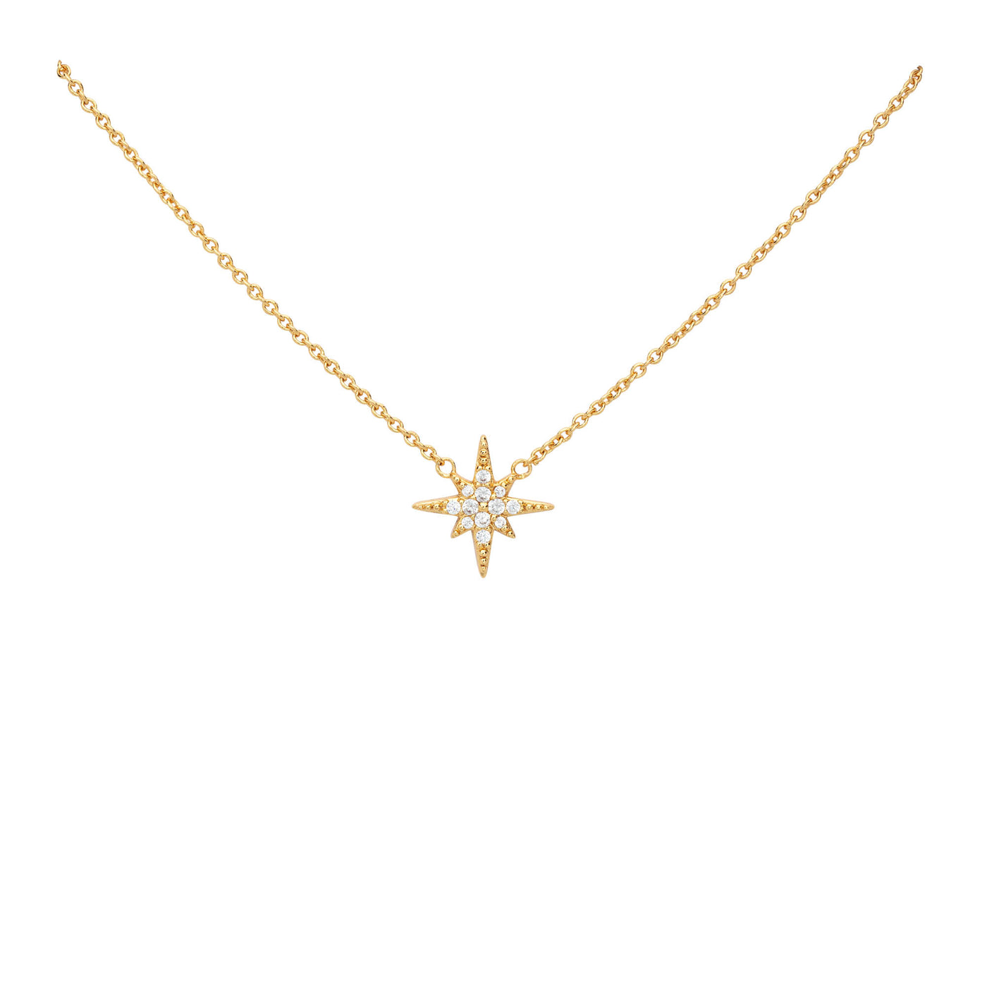 Gold Starburst Necklace