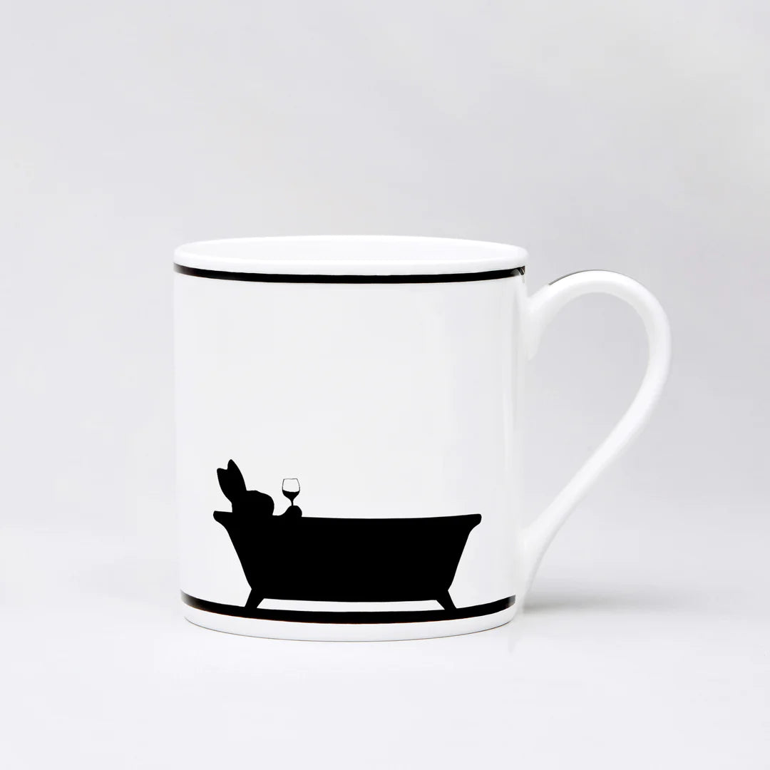 Bath time Rabbit Mug - Fine Bone China