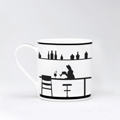 Cocktail Rabbit Mug - Fine Bone China