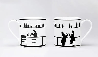 Cocktail Rabbit Mug - Fine Bone China