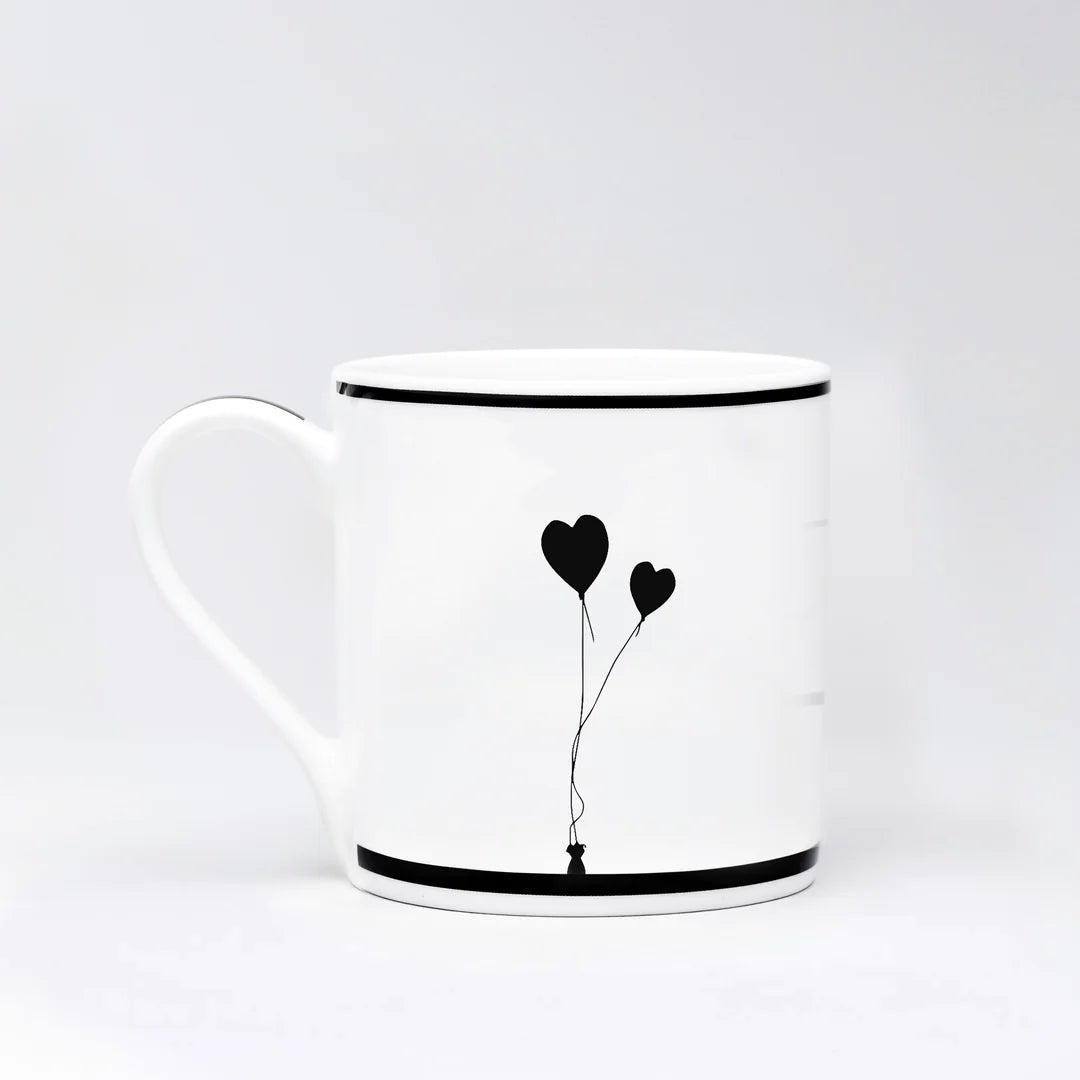 Lovestruck Rabbit Mug - Fine Bone China