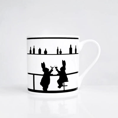 Cocktail Rabbit Mug - Fine Bone China