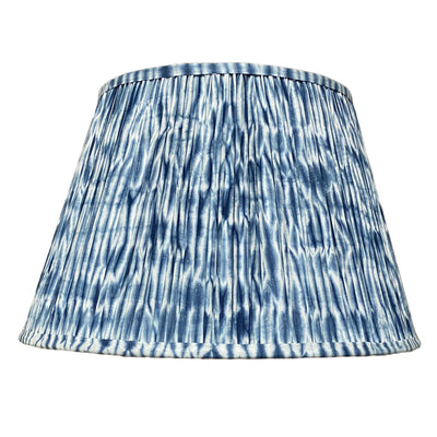 Indigo Mandrem Hand Block printed Cotton Lampshade