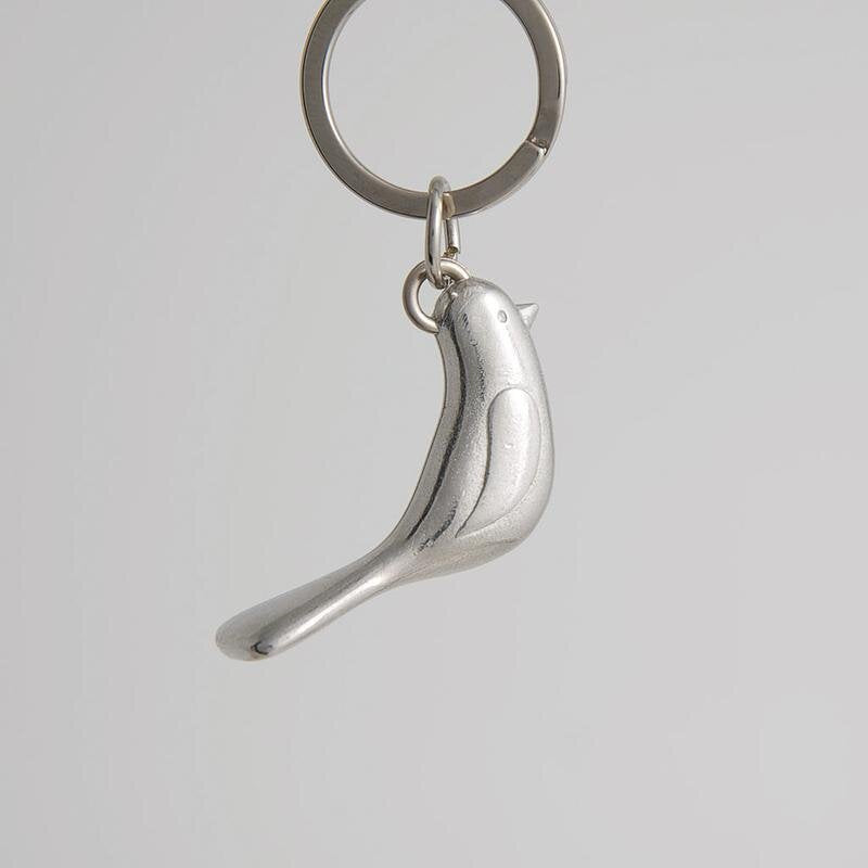 Bird Pewter Key Ring