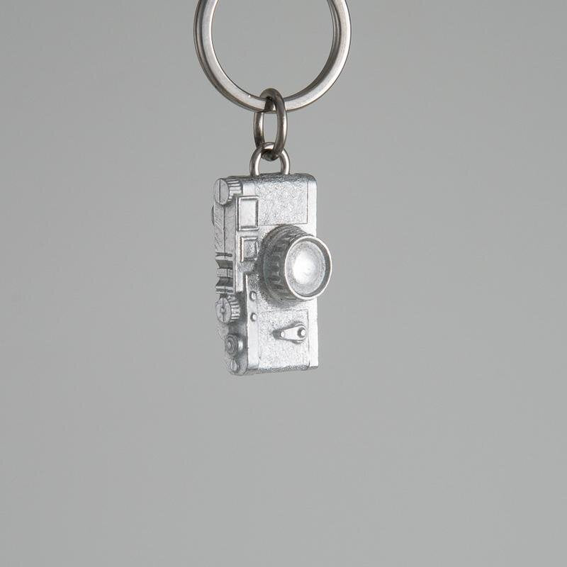 Camera Pewter Key Ring