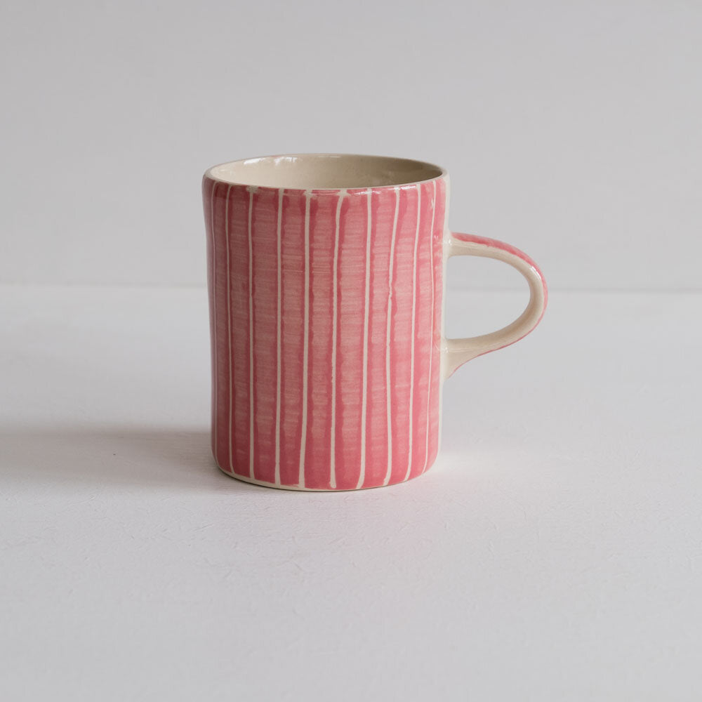 Pink Musango Demi striped Mug