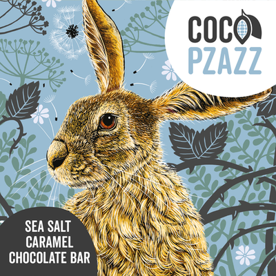 Coco Pzazz Sea Salt caramel chocolate Bar