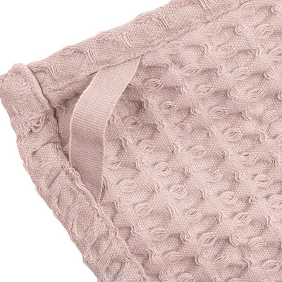 Big Waffle Wash Cloth- Pale Rose . The Organic Company