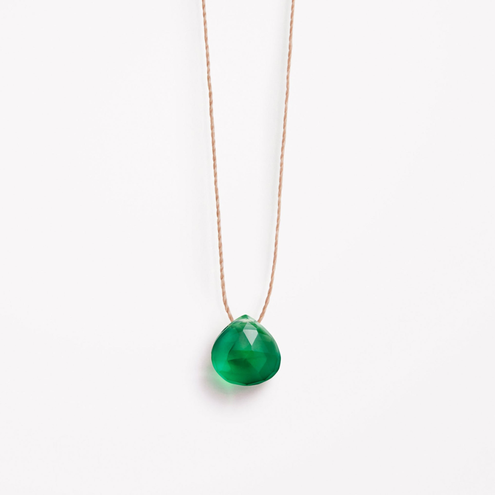 Wanderlust Green Onyx Necklace