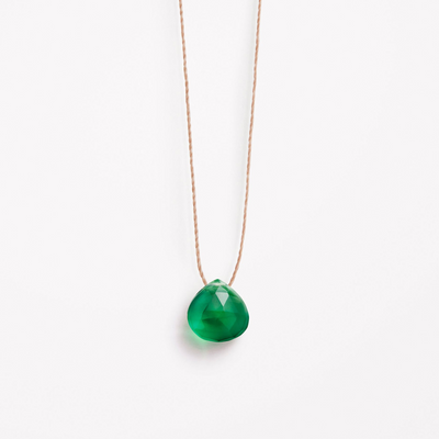 Wanderlust Green Onyx Necklace