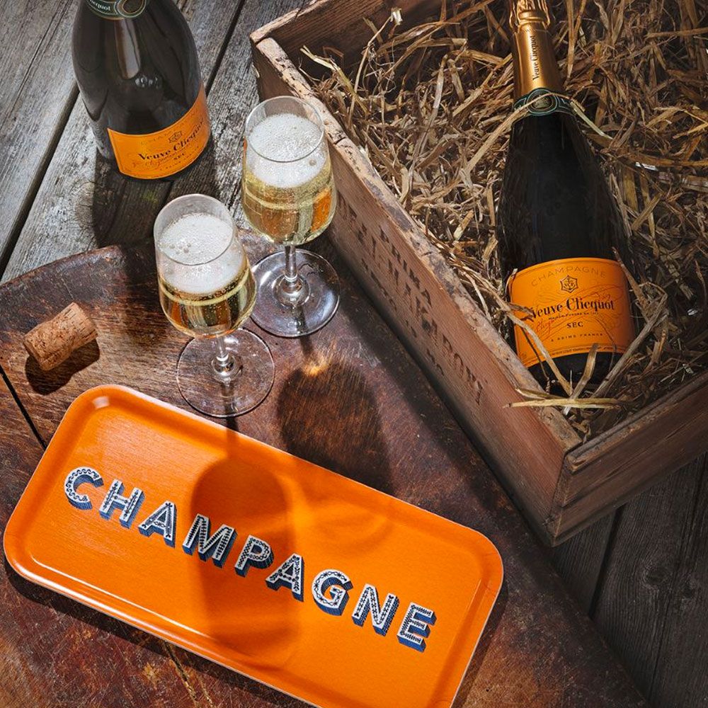Jamida Orange Champagne Tray