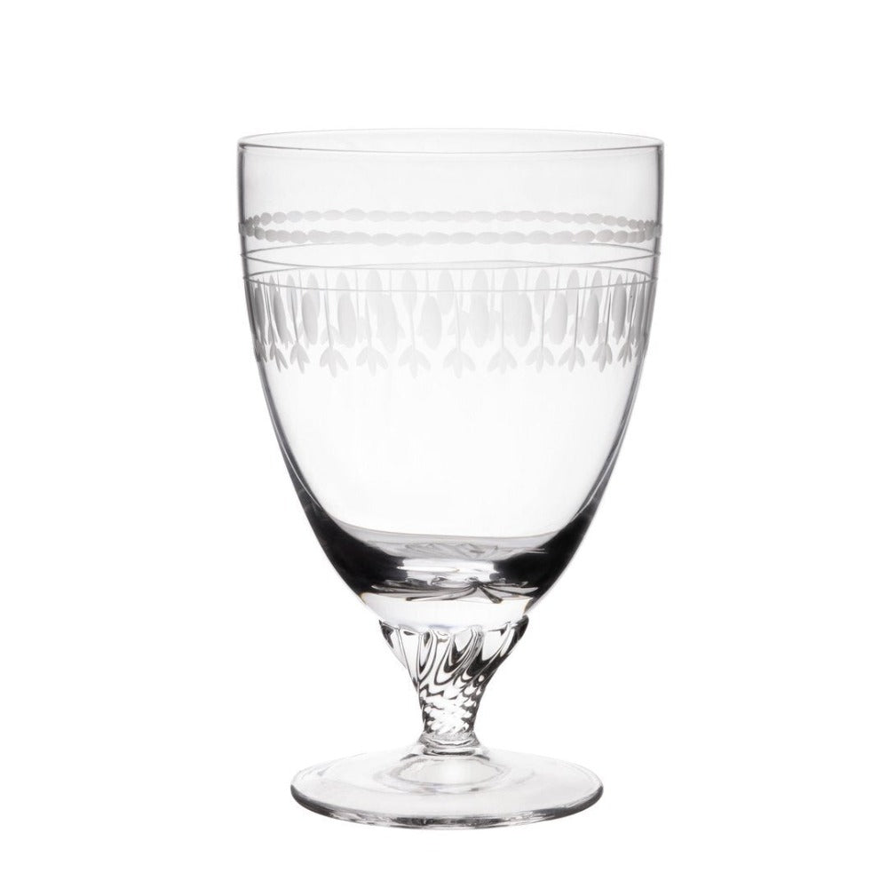 Crystal Bistro Wine Glass Ovals Design