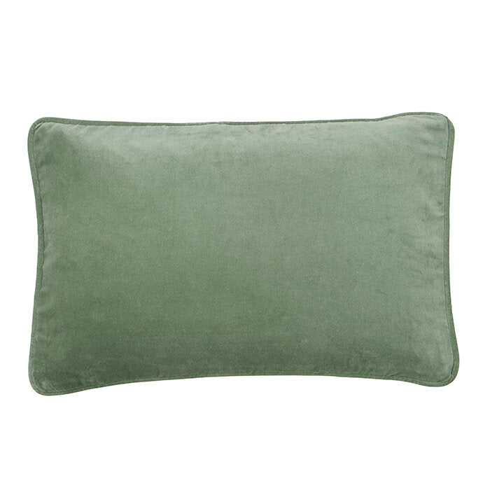 Ivy Green  Velvet Cushion.