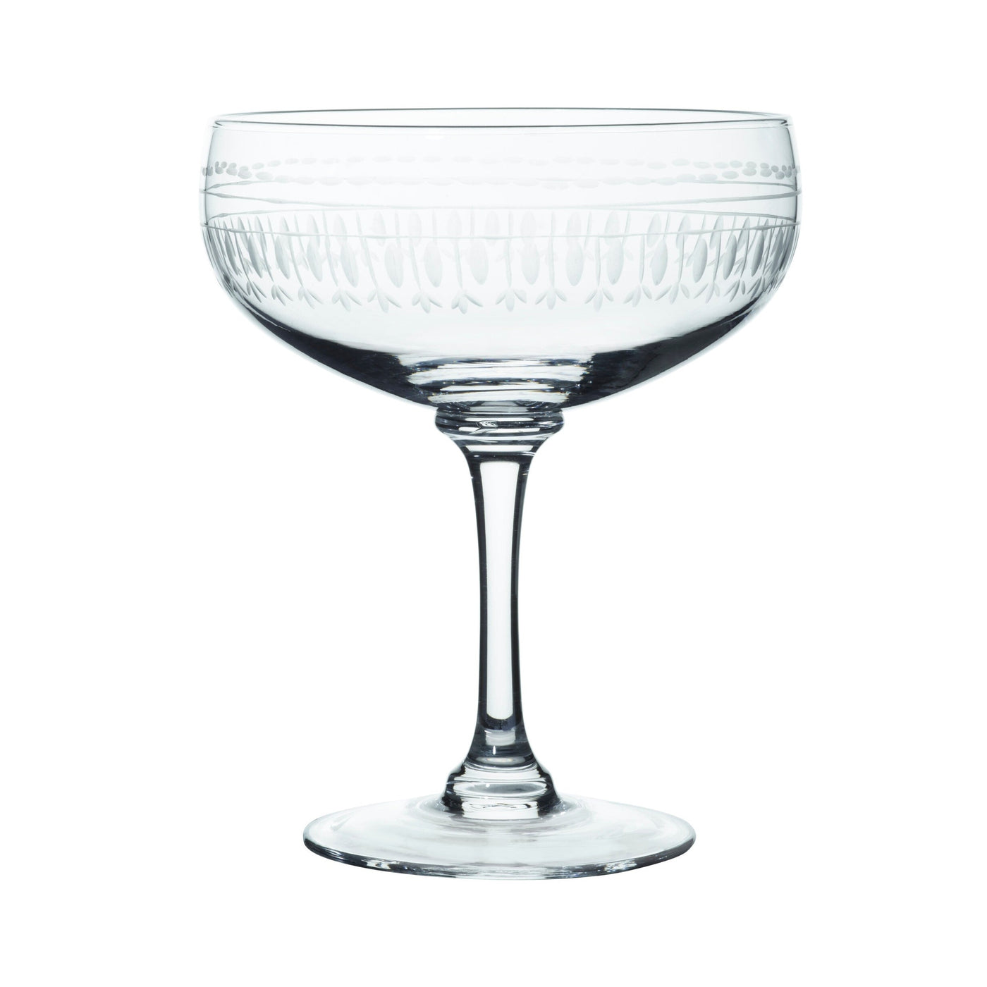 Crystal Cocktail Glass Ovals Design