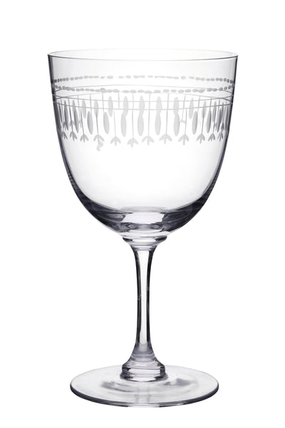 Crystal Wine Glasses Ovals Design