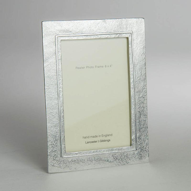 Pewter Photo Frame - Raised Line